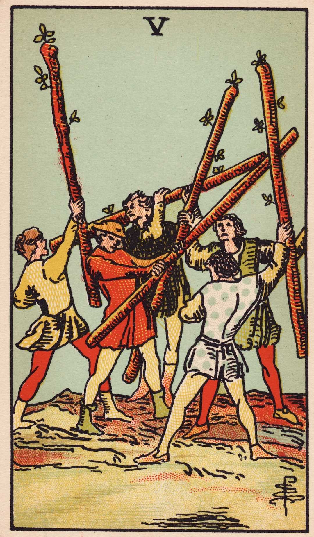 Five of Wands