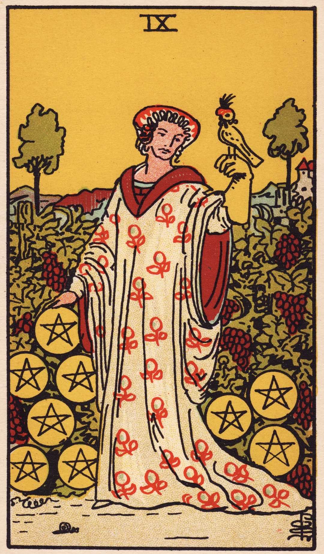 Nine of Pentacles