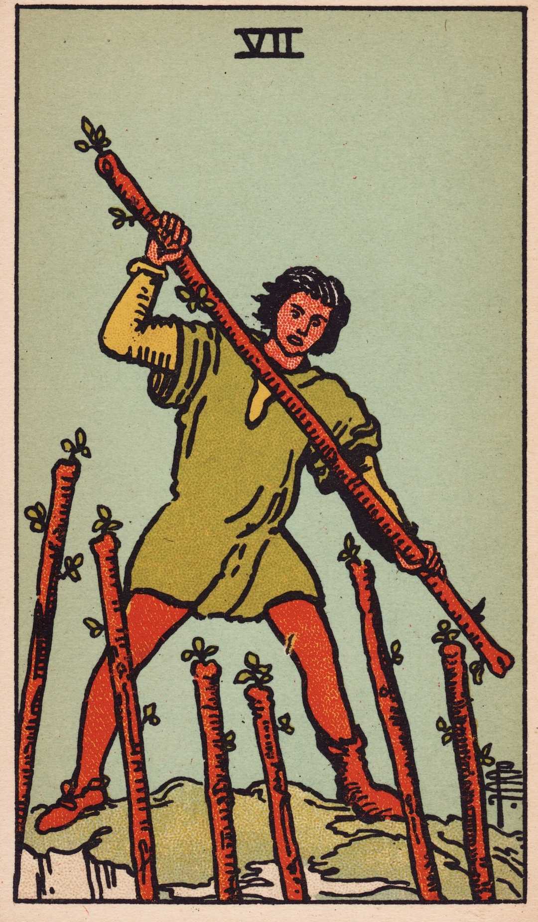 Seven of Wands